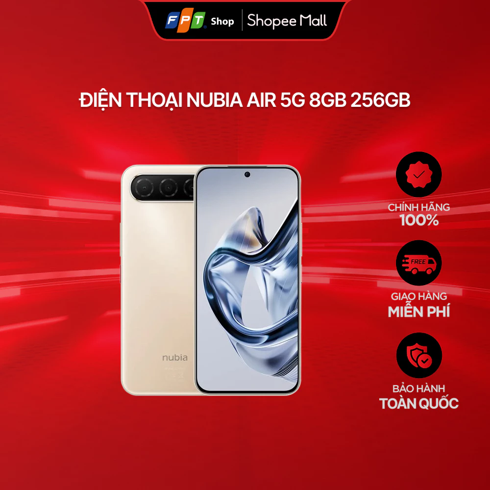[Hàng mới về] Điện thoại Nubia Air 5G 8GB 256GB - Hình ảnh chính